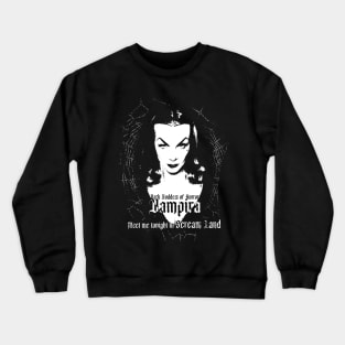 Vampira, Dark Goddess of Horror Crewneck Sweatshirt